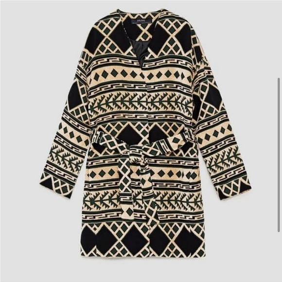 Zara aztec tapestry coat - Picture 2 of 6